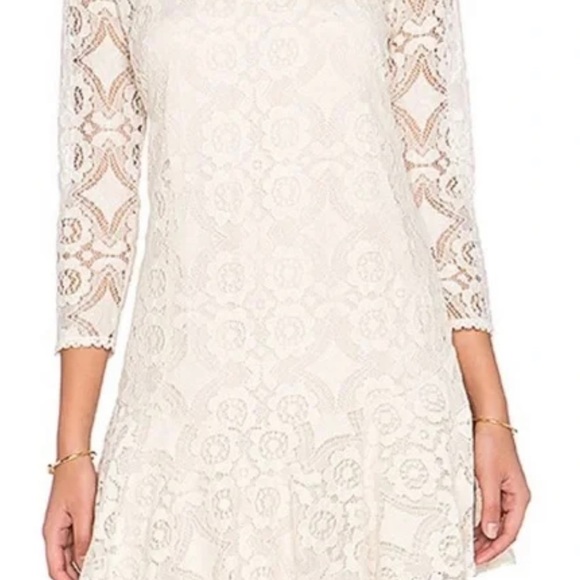 Free People Cream Lace dress - Picture 6 of 6